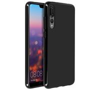 Coque Compatible Huawei P20 Pro Coque Compatible silicone gel protection Dos Antitraces Noir