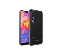 - Coque Huawei P20 Pro Etui Housse Silicone TPU Souple Anti-Choc Motif Cuir Anti-dérapante, Noir [Dimensions PRECISES Smartphone : 155 x 73.9 x 7.8