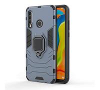 Coque Huawei P30 Lite, CHcase 2 en 1 Armour Style Robuste Hybrides Double Couche Armure Defender TPU + PC Case Cover avec Support Magnétique Car Mount pour Huawei P30 Lite -Black Plus Gray