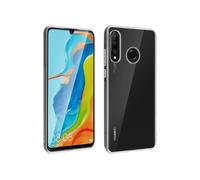 Coque Huawei P30 Lite Silicone Gel et Film Ecran Verre Trempé transparent