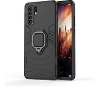 Coque Huawei P30 Pro, CHcase 2 en 1 Armour Style Robuste Hybrides Double Couche Armure Defender TPU + PC Case Cover avec Support Magnétique Car Mount pour Huawei P30 Pro -All Black