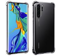 Coque Huawei P30 Pro Silicone Flexible Coins Bumper Transparent