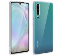 Coque Huawei P30 Silicone Gel + Film Ecran Verre Trempé Transparent