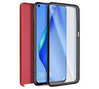 Coque Huawei P40 Lite Protection Arrière Rigide + Avant Souple Rouge