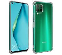 Coque Huawei P40 Lite Silicone Flexible Coins Bumper Transparent