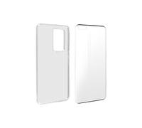Coque Huawei P40 Pro Souple et Film Verre Trempé 9H noir