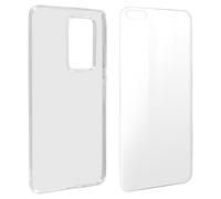Coque pour Huawei P40 Pro Souple et Film Verre Trempé Dureté 9H Transparent