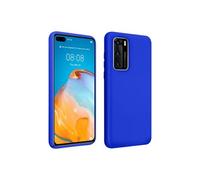 Coque Huawei P40 Silicone Semi-rigide Finition Soft Touch Bleu