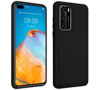 Coque Huawei P40 Silicone Semi-rigide Finition Soft Touch Noir