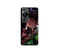 Coque - MANIACASE - Huawei P60 - Demon Slayer - Souple - Noir