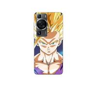 Coque Huawei P60 Dragon ball z sangoku Cheveux blonds