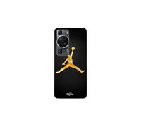 Coque Huawei P60 Jordan logo 23 nike basketball couleur dorée