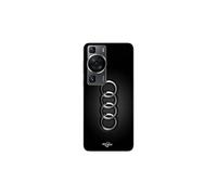 Coque Huawei P60 Logo de voiture Audi front noir