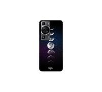 Coque Huawei P60 LUNE PHASE NUIT ETOILE