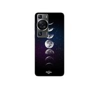 Coque Huawei P60 Lune Phase Nuit Etoile