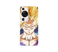 Coque Huawei P60 Pro Dragon Ball Z Sangoku Cheveux Blonds