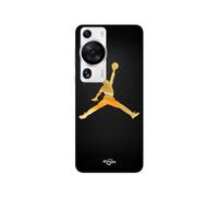 Coque Huawei P60 Pro Jordan logo 23 nike basketball couleur dorée