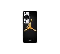 Coque Huawei P60 Pro Jordan logo 23 nike basketball couleur dorée