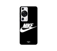Coque Huawei P60 Pro nike logo blanc front noir