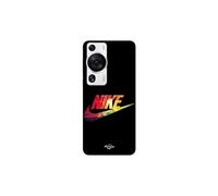 Coque - MANIACASE - Huawei P60 Pro - Souple - Noir - Nike logo coloré