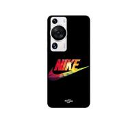 Coque - MANIACASE - Huawei P60 Pro - Souple - Noir - Nike logo coloré