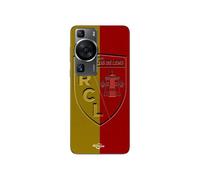 Coque Huawei P60 RCL LENS Logo fond jaune et rouge Maniacase