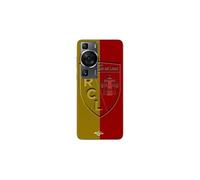 Coque Huawei P60 RCL LENS Logo fond jaune et rouge