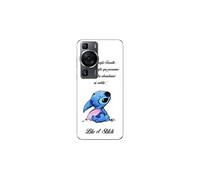 Coque Huawei P60 stitch-lilo-famille-blanc