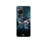 Coque Huawei P60 Tanjiro Nezuko Demon Slayer