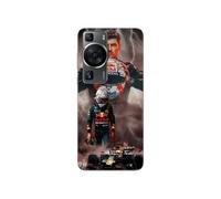 Coque Huawei P60 Verstappen Éclair Formule 1 Casque F1