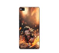 Coque Huawei P8 Demon Slayer Nezuko 3d Art Anime Manga