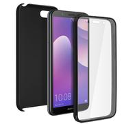 Coque Huawei Y5 2018/Honor 7S Protection Silicone + Arrière Polycarbonate - Noir
