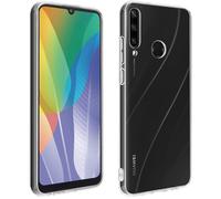 Avizar, coque gel, backcover pour Huawei Y6p, frosted case, Transparent