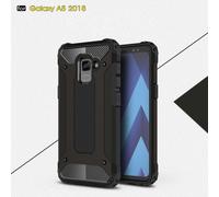 Coque Hybrid Duo Noir Pour Galaxy A8-2018 Sm-A530f
