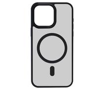 Coque Hybrid Frost pour iPhone 15 Pro Max Antichoc Compatible MagSafe Noir