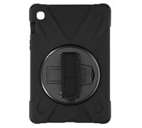 Avizar Coque Samsung Tab S5e Hybride avec poignée rotative, béquille et bandoulière Noir