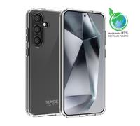 Coque hybride invisible fabriqué avec 83% de plastique recyclé pour Samsung Galaxy S24+ 5G, Transparente