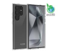 Coque hybride invisible fabriqué avec 83% de plastique recyclé pour Samsung Galaxy S24 Ultra 5G, Transparente