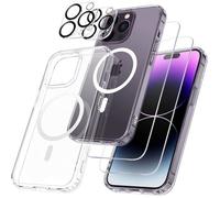 Coque hybride TPU - MASSILIA TECH - iPhone 14 Plus - Antichoc - Transparent - MagSafe