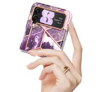 Coque i-Blason Cosmo Series pour Samsung Galaxy Z Flip 3 5G (2021), fine et l gante, avec protection d' cran int gr e (Ameth)