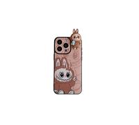 Coque Iabubu Monsters3D : motif lapin avec support, compatible avec les iPhone 11 à 36 et suivants (marron), compatible avec l’iPhone 16 Pro Max
