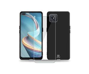 Coque IBROZ Oppo Reno 4Z Coque noir + Verre trempé