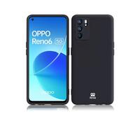 Coque IBROZ Oppo Reno 6 Silicone noir