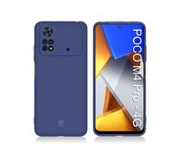 Coque IBROZ Xiaomi Poco M4 Pro 4G Silicone Bleu