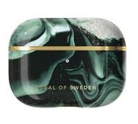 iDeal of Sweden Coque pour AirPods Pro 1 et 2 Golden Olive Marble