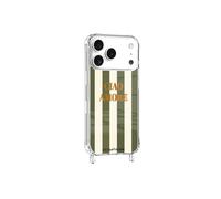 Coque imprimée La coque Française MagSafe Ciao Amore avec anneau Kaki pour iPhone 17 Pro Max