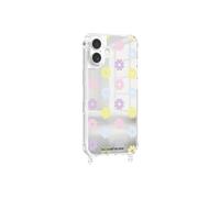 LaCoqueFrançaise Coque imprimée Miroir Marguerites pastels avec anneau pour iPhone 17
