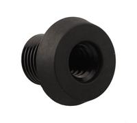 Coque inférieure de queue de billard en alliage d'aluminium et caoutchouc pour queue de billard, compatible avec Jaguar, Metz, Hao, Global et Pierre Cue modèles (A)