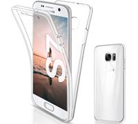 Coque Intégrale 360° Silicone Tpu Transparente Ultra-Slim Pour Samsung Galaxy S7 - Protection Avant/Arrière Avec Découpes Précises