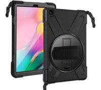 Coque Intégrale 4smarts pour Galaxy Tab A 10.1 2019 Poignée/Béquille/Bandoulière Noir Noir G